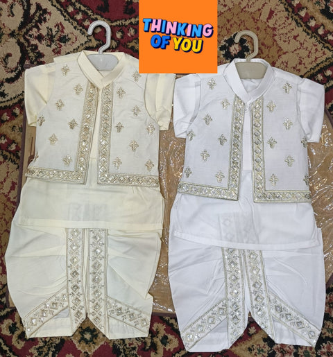 Traditional Kids Dhoti Shalwar – Ethnic & Adorable Look!