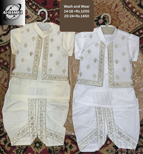 Traditional Kids Dhoti Shalwar – Ethnic & Adorable Look!